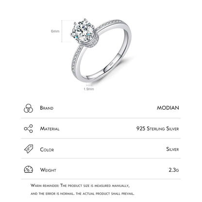 2024 NEW Design Fashion Jewelry Luxury Women Engagement Ring 925 Sterling Silver 5A Zircon Wedding Crown Rings