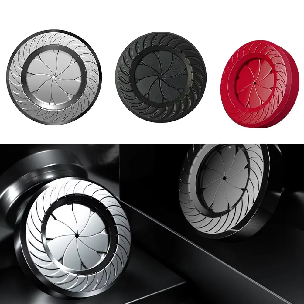 Car Engine Start Stop Button Trim Cover Ignition Switch Cap Rotate Knob Metal Ignition Switch Ring Protective Cover Inner Decor