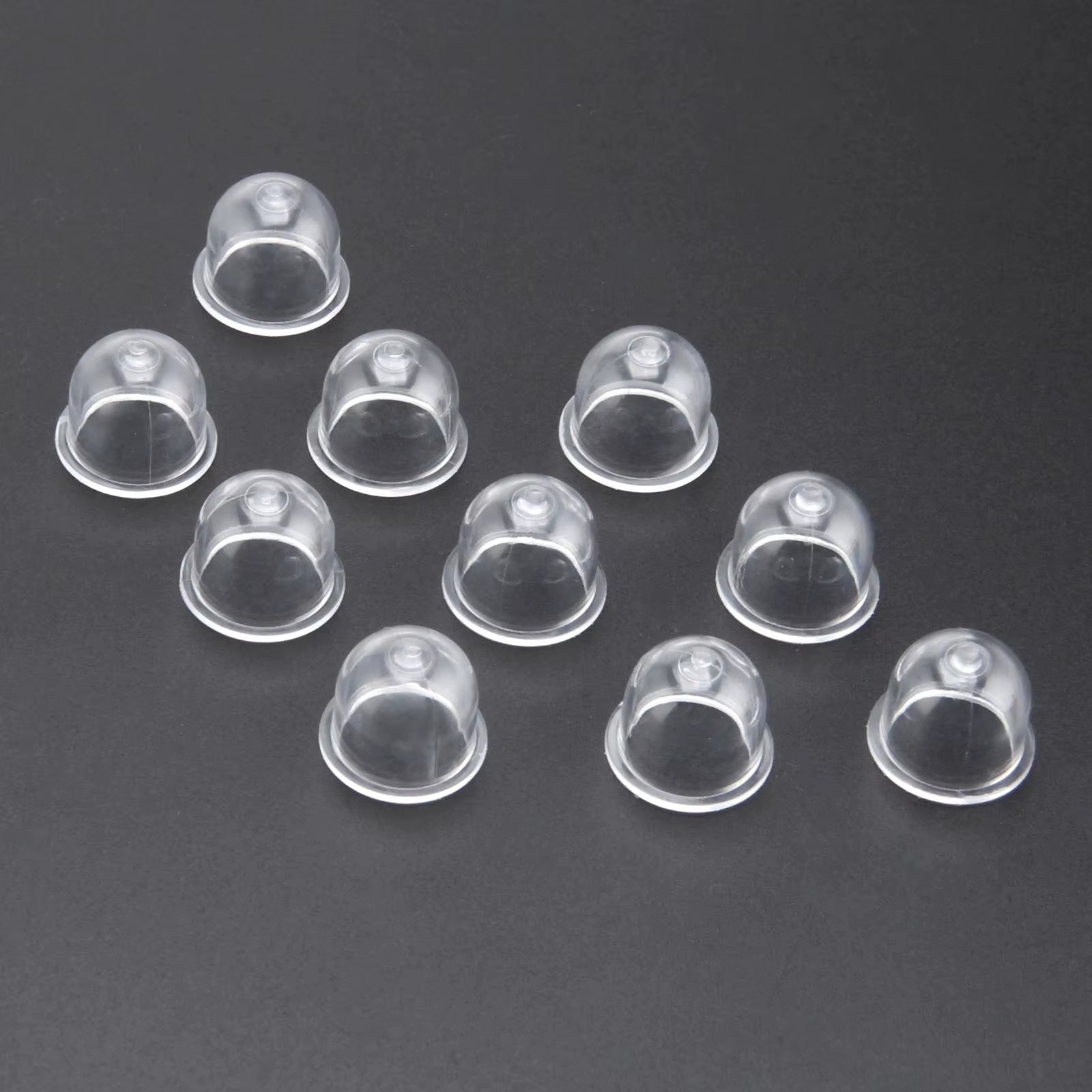 10Pcs 19Mm Carburetor Spare Parts Carb Primer Bulbs Cap Small Fuel Pump for Chainsaw Blower Trimmer Brushcutter OD*ID*H=19*14*15