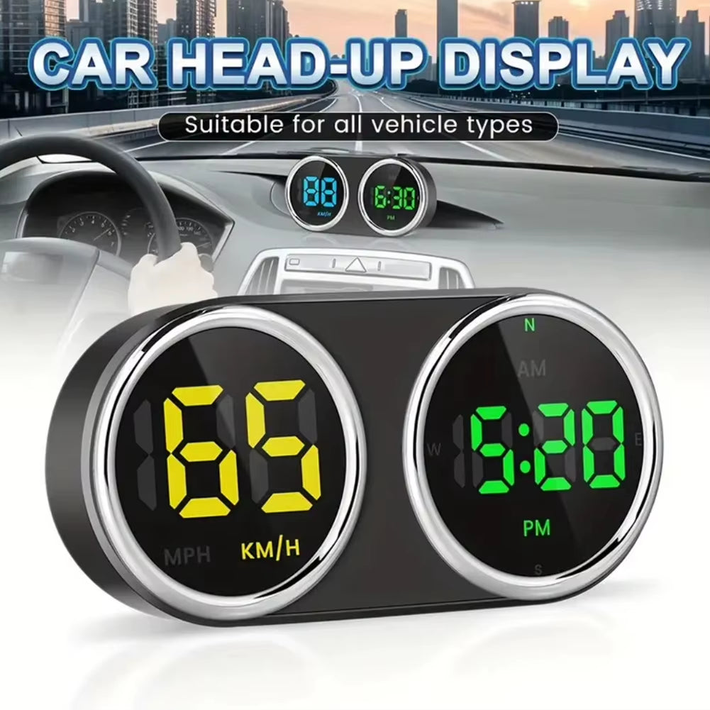 Vehicle Monitor Car Speedometer Safe Driving Fuel Consumption User-Friendly Installation for Driving Assistance