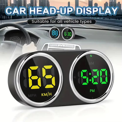 Vehicle Monitor Car Speedometer Safe Driving Fuel Consumption User-Friendly Installation for Driving Assistance