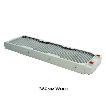 G1/4'' Aluminum Radiator for PC Water Cooling Computer Case GPU CPU RAM Cooler Fan Heatsink 60/80/90/120/240/360Mm Black/White