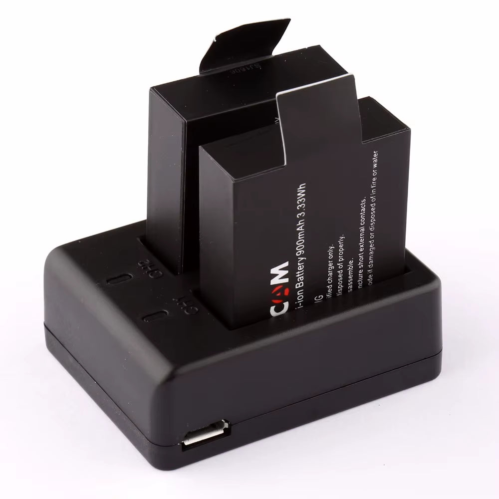 New SJCAM Sj4000 Eken H9 GIT-LB101 GIT BATTERY Sj5000 Sj6000 Sj7000 SJ8000 SJ9000 Battery +Dual USB Charger