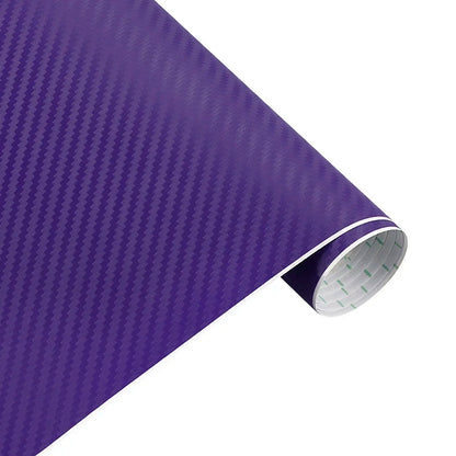 30Cmx127Cm 3D Carbon Fiber Vinyl Car Wrap Sheet Roll Film Car Stickers and Decal Motorcycle Auto Styling Accessories Automobiles
