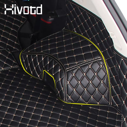 Car Trunk Mat Dustproof Rear Cargo Liner Pad Interior Deccor Protection Accessories PU Leather Carpet for Changan CS55 2020-2017