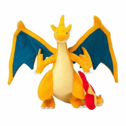 10" Mega Charizard Plush Toys Mega Evolution X & Y Charizard Plush Toy Doll Soft Stuffed Animals Toys Gifts for Children Kids