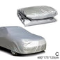 The Four Seasons Fit Full Car Cover Waterproof Dustproof PE Film Coat Aluminum Protective Sunshade UV Ray Reflectioncar Cover