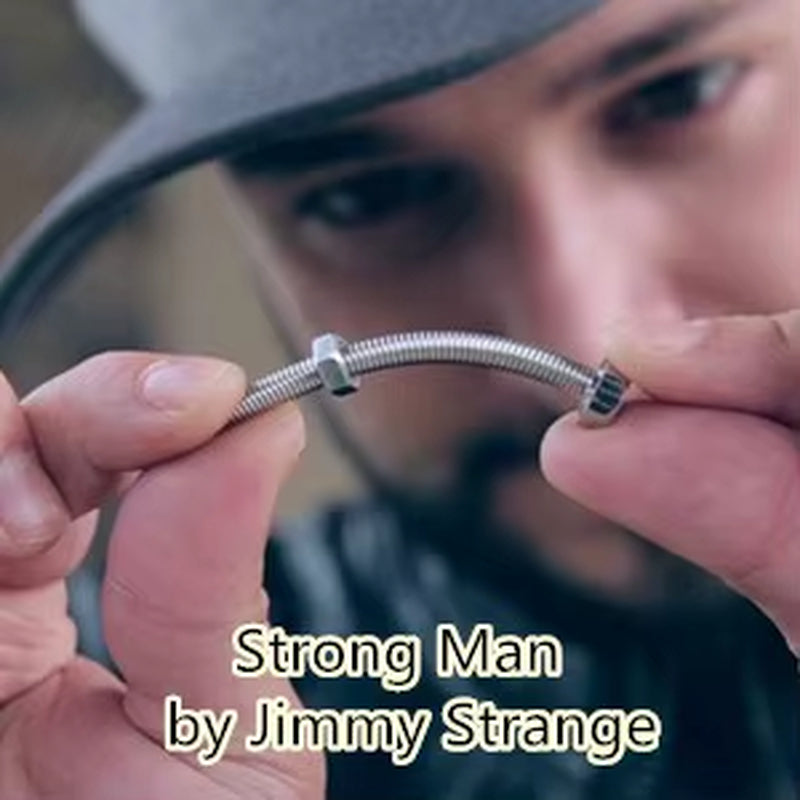 Strong Man Bending Screw Magic Tricks Close up Street Magic Props Mentalism Professional for Magician Stage Magic Magic Toy