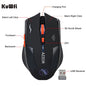 2400DPI Gaming Wireless Mouse Slient Button Computer Mouse Built-In Lithium Battery 2.4G Optical Engine Mouse for Pc/Laptop