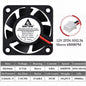 2Pcs  DC 24V 12V 5V 40Mm X 40Mm X 10Mm 2-Pin Ball Bearing Computer PC Case Cooling Fan 4010