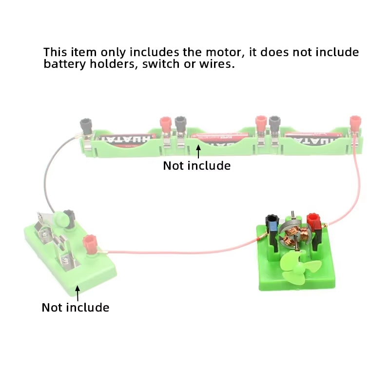 Electric Motor Model 4.5V Open DC Small Motor Physics Science Electrical Experimental Teaching Instrument
