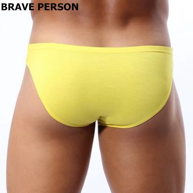 Mens Sexy Modal Underwear Briefs Men Low Rise U Convex Pouch Brief Underwear Men Stretch Breathable Briefs