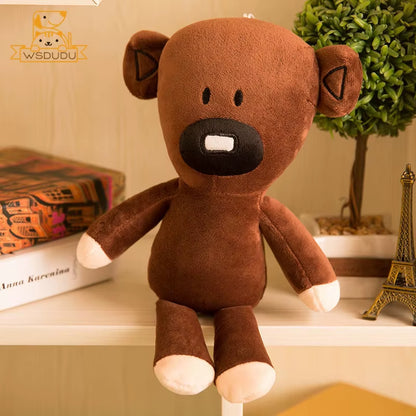 Cute Classic Comedy Teddy Bear Plush Doll Cartoon Stuffed Animal Toy Baby Soft Pillow Collectible Sofa Bed Decor Kids Adult Gift