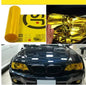 PVC Car Headlight Lamp Film Fog Lamp Sticker Car Headlight Tailing Moulding Foil Self-Adhesive Car Accessories