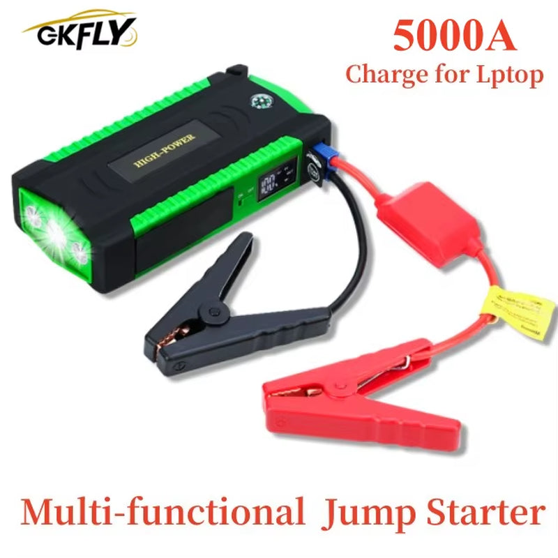 5000A Car Jump Starter 74Wh Power Bank Car Battery Booster Charge 12V Starting Device Petrol Diesel Car Starter Buster