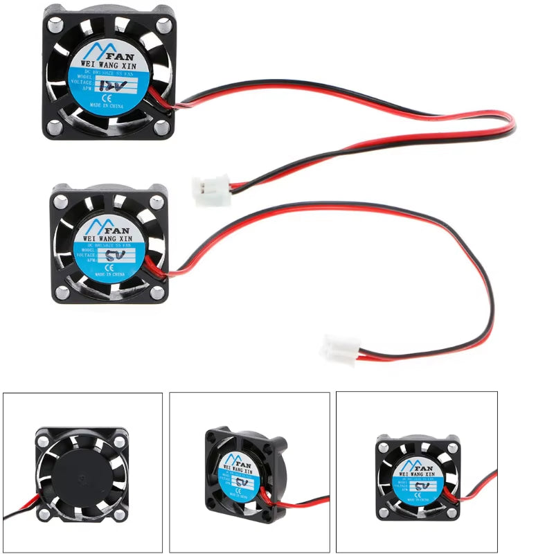 25X25X7Mm DC 5V 12V 2-Pin Cooler Brushless Chipset Heatsink Mini Cooling Fan 2507