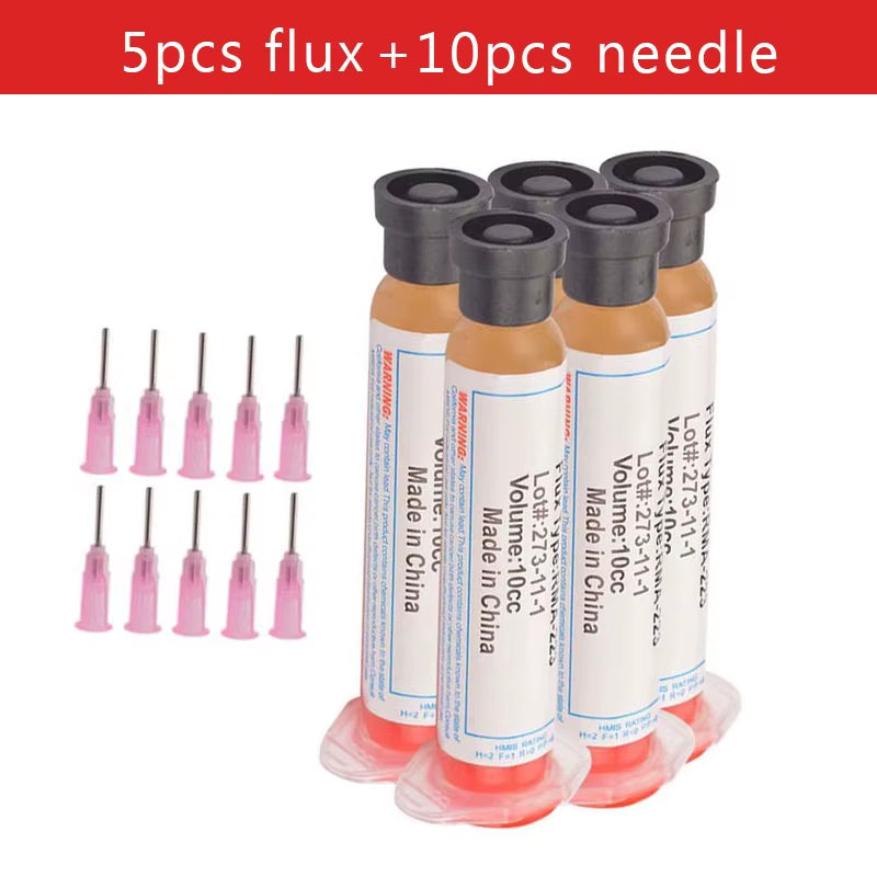10Cc Solder PCB SMD Soldering Paste Flux Grease RMA223 RMA-223 for Chips Computer Phone LED BGA SMD PGA PCB DIY Repair Tool