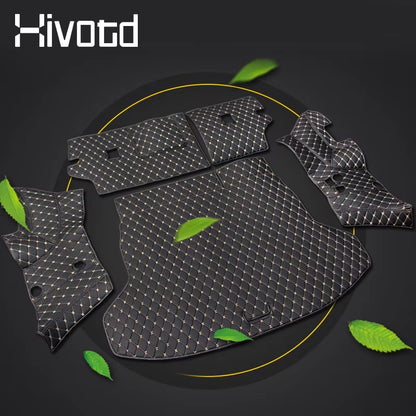 Car Trunk Mat Dustproof Rear Cargo Liner Pad Interior Deccor Protection Accessories PU Leather Carpet for Changan CS55 2020-2017