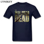 The Walking Dead Funky T-Shirt Man'S Short Sleeve Cotton Teeshirt Customized Boyfriend'S Top Cool Black