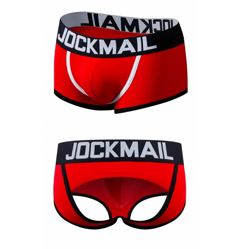 Fashion Brand Sexy Mens Backless Underwear Penis Jock Strap Man Thongs G-Strings Gay Men Underwear Shorts Men Jockstraps