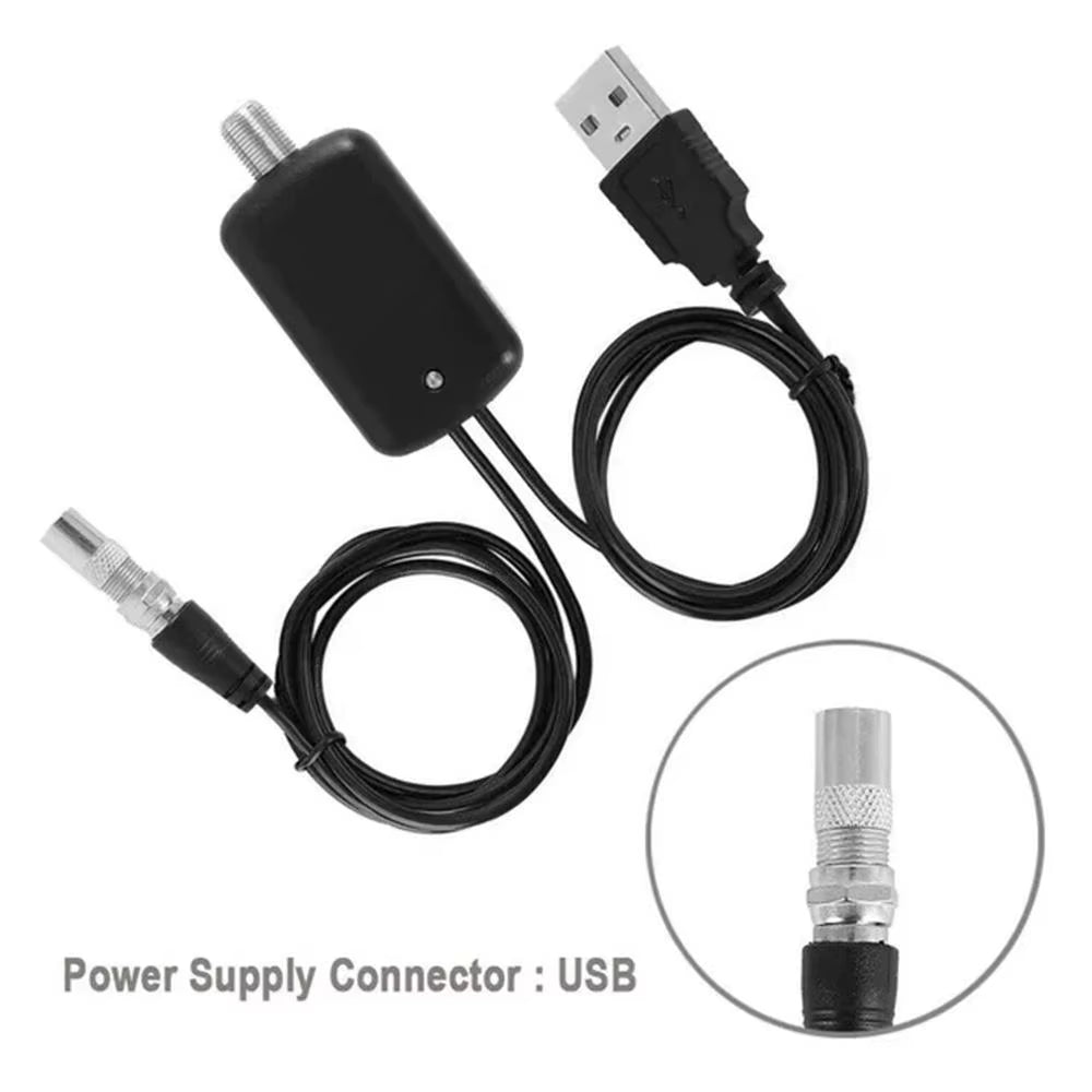 1 Pcs Digital TV Antenna Amplifier Signal Enhancer 4K UHD High-Definition TV Antenna Signal Receiver TV Antenna Signal Enhancer