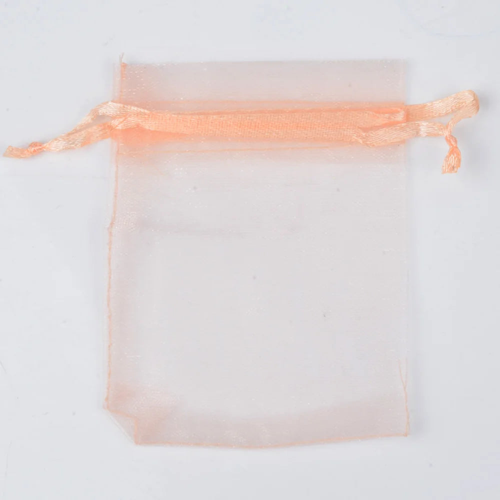 50Pcs/Lot 24 Colors Jewelry Bag Organza Gift Bags for Jewelry Packaging Bags Wedding Gift Storage Drawstring Pouches Wholesale