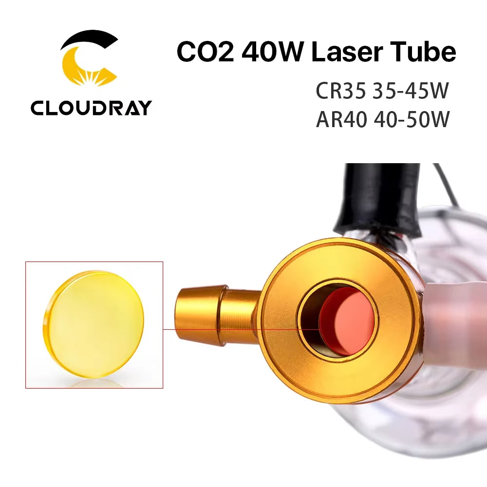 35-45W Co2 Metal Glass Laser Tube 720MM 40W Glass Laser Lamp for CO2 Laser Engraving Cutting Machine