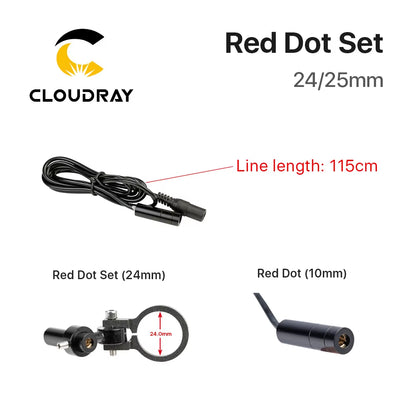 Diode Module Red Dot Device Positioning DC 5V for DIY Co2 Laser Engraving Cutting Head