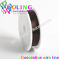 0.4MM 12M/Roll Wire Line Mixed Multicolor Plated Beaded Crafts DIY Choker Bracelet Necklace Jewelry Making