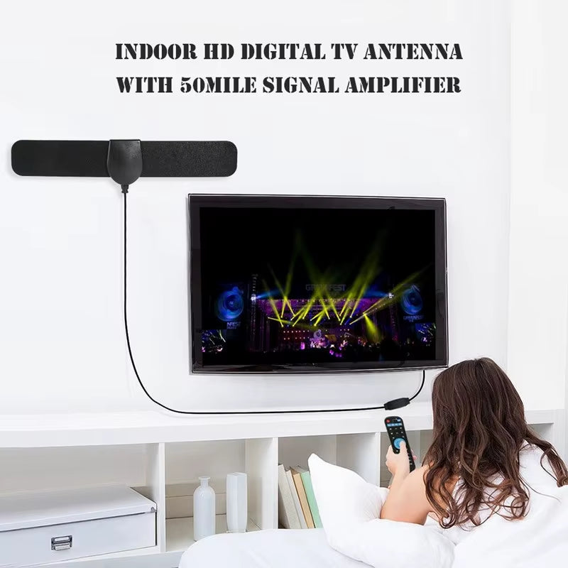 HD TV Antenna Indoor Outdoor - Digital HDTV Antenna for Free to Air HD Channels, Home Use