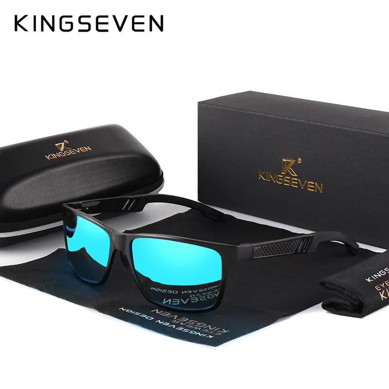 Men Polarized Sunglasses Aluminum Magnesium Sun Glasses Driving Glasses Rectangle Shades for Men Oculos Masculino Male