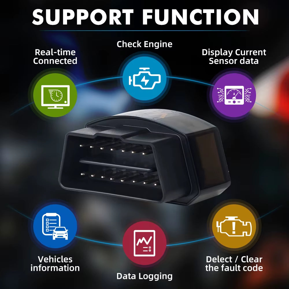 Vlinker MC V2.2 Icar Pro Bluetooth 4.0 WIFI OBD2 Scanner for Android IOS Auto Code Reader OBDII Tool PK V1.5 ELM327