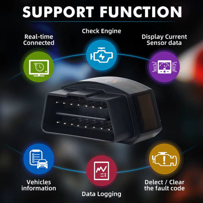 Vlinker MC V2.2 Icar Pro Bluetooth 4.0 WIFI OBD2 Scanner for Android IOS Auto Code Reader OBDII Tool PK V1.5 ELM327