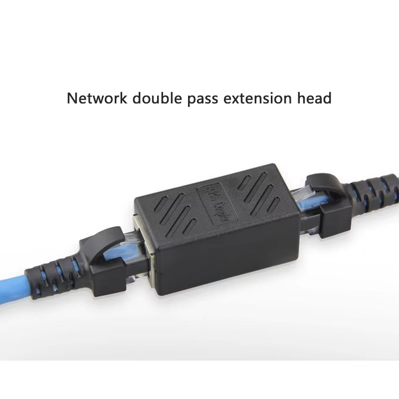 RJ45 Connector Female to Female Ethernet CAT6 Coupler Cat7 Cat5E Network Cable LAN RJ45 UTP Inline Conector Extender Adapter