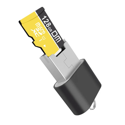 CR015 Micro SD Card Reader with Innovative TF Card Slot Change the Card Reader into a Usb Flash Drive for Computer or for Car