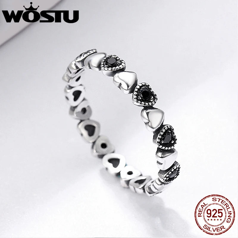 Hot Sale 100% 925 Sterling Silver Styles Stackable Ring Party Finger Wedding Rings for Women Original Fashion Jewelry Gift