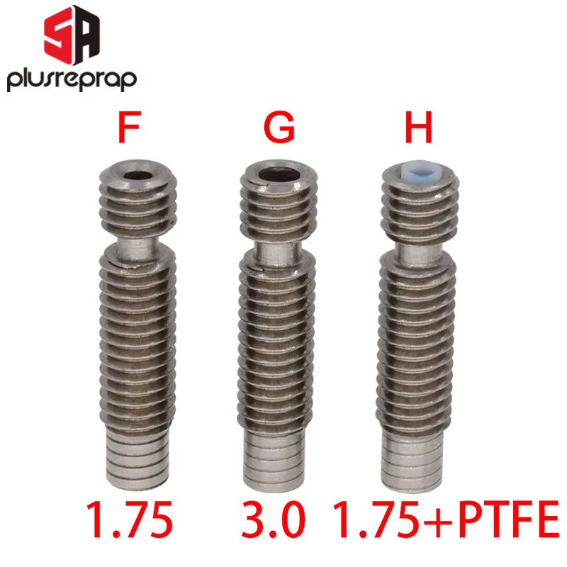 Throat M6 26Mm for V6 Wade Short Distance Heat Break Hotend1.75 /3.00Mm Filament Stainless Steel 3D Printer Parts
