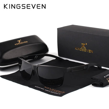 Men Polarized Sunglasses Aluminum Magnesium Sun Glasses Driving Glasses Rectangle Shades for Men Oculos Masculino Male