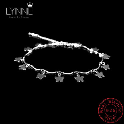 New Arrival Bohemia 925 Sterling Silver Heart Pandent Anklets Bracelets Beach Anklet on Leg Chain for Women&Girl Jewelry Gift