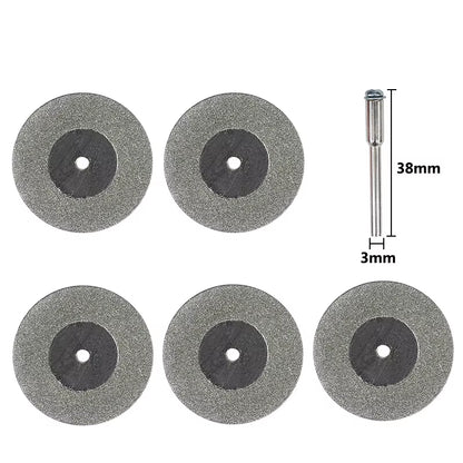 Mini Cutting Disc for Rotary Accessories Diamond Grinding Wheel Rotary Tool Circular Saw Blade Abrasive Diamond Disc