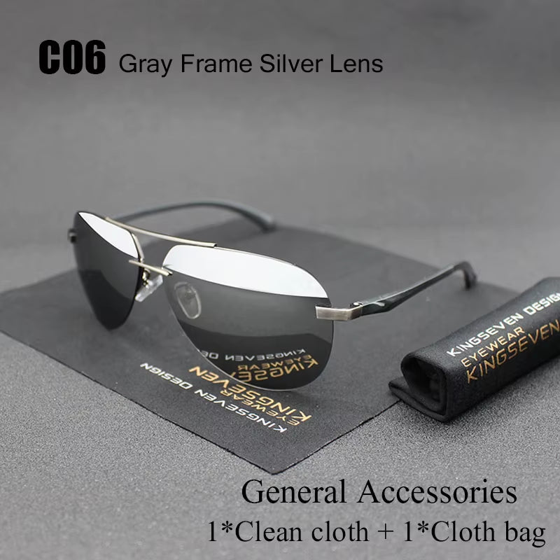 Aluminum Magnesium Polarized Sunglasses Men Driver Mirror Sun Glasses Male Fishing Female Eyewear for Men