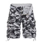 Camouflage Loose Cargo Shorts Men 2025 Summer Military Camo Short Pants Homme Cargo Shorts US Size