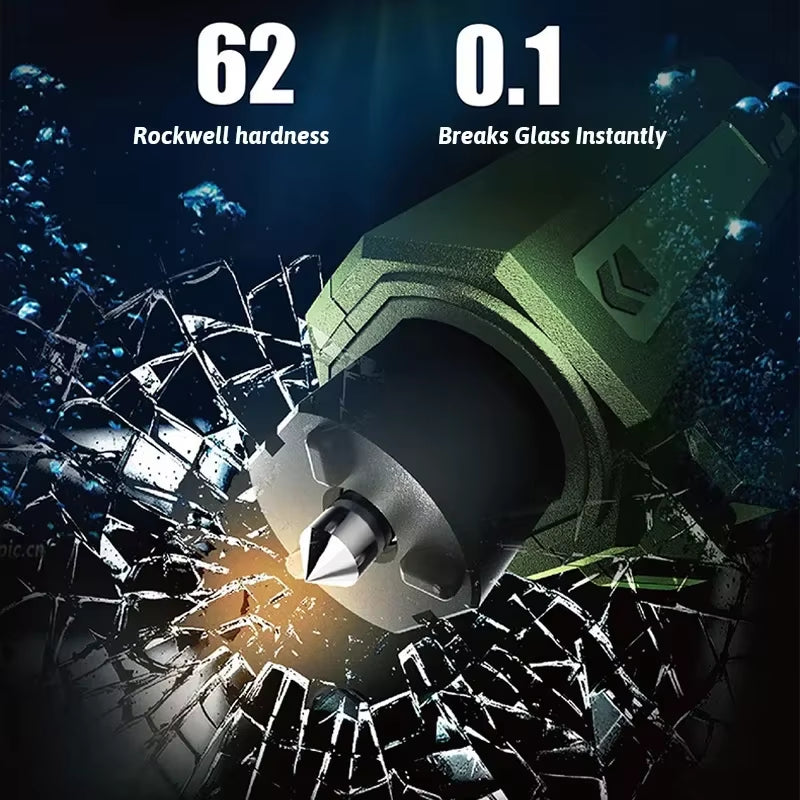 Car Safety Hammer Mini Car with a Multi-Functional Escape Hammer to Break the Glass Rescue Hammer Car Window One Second