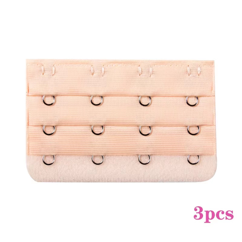 3/5Pcs Bra Extender Strap Extension 3 Hooks 2 Rows Women Intimates Lengthened Bra Hook Extenders Womens Accessoires 2/3/4Buckles