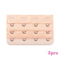 3/5Pcs Bra Extender Strap Extension 3 Hooks 2 Rows Women Intimates Lengthened Bra Hook Extenders Womens Accessoires 2/3/4Buckles