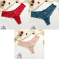 3Pcs Sexy Underwear Woman Thongs Panties Lace G-String T-Back Female Underwear Sexy Lace Thongs Underpants Panties for Woman