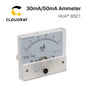 30Ma 50Ma Ammeter HUA 85C1 DC 0-30Ma 0-50Ma Analog Amp Panel Meter Current for CO2 Laser Engraving Cutting Machine