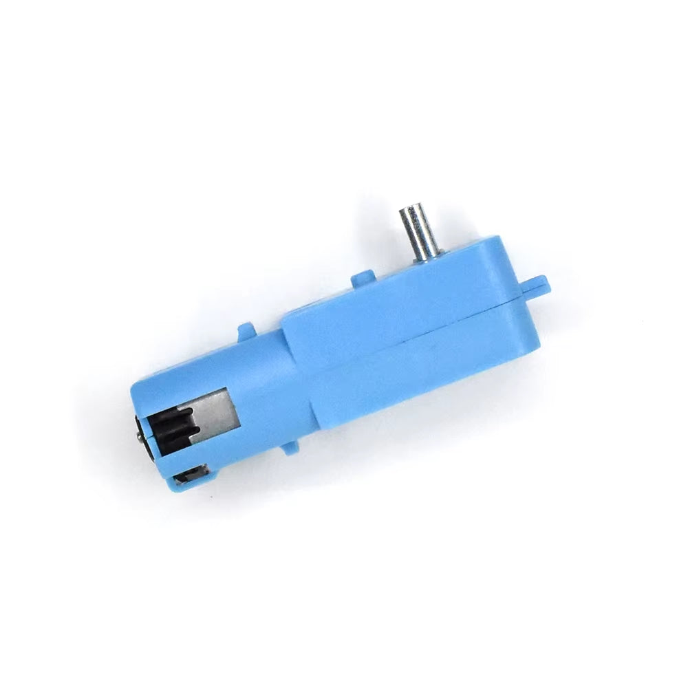 DC 3V-6V 1:90 Metal Gear Motor All Metal/Half Metal Single Axis Gear Motor Robot Intelligent Vehicle Speed Reducer TT Motor Blue