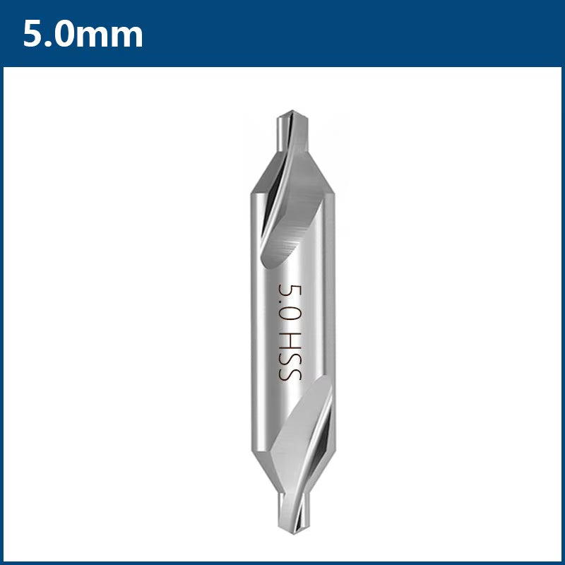 HSS Center Drills Bit 60 Degree Metal Drill Bit Power Tools Hole Drilling Hole Cutter 1.0/1.5/2.0/2.5/3.0/3.5/4.0/5.0Mm