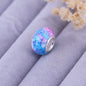 New European Colorful Lampwork Glass Bead Murano Plastic Aolly Charm Fit Pan Brand Bracelet Bangle Women DIY Jewelry Dropship